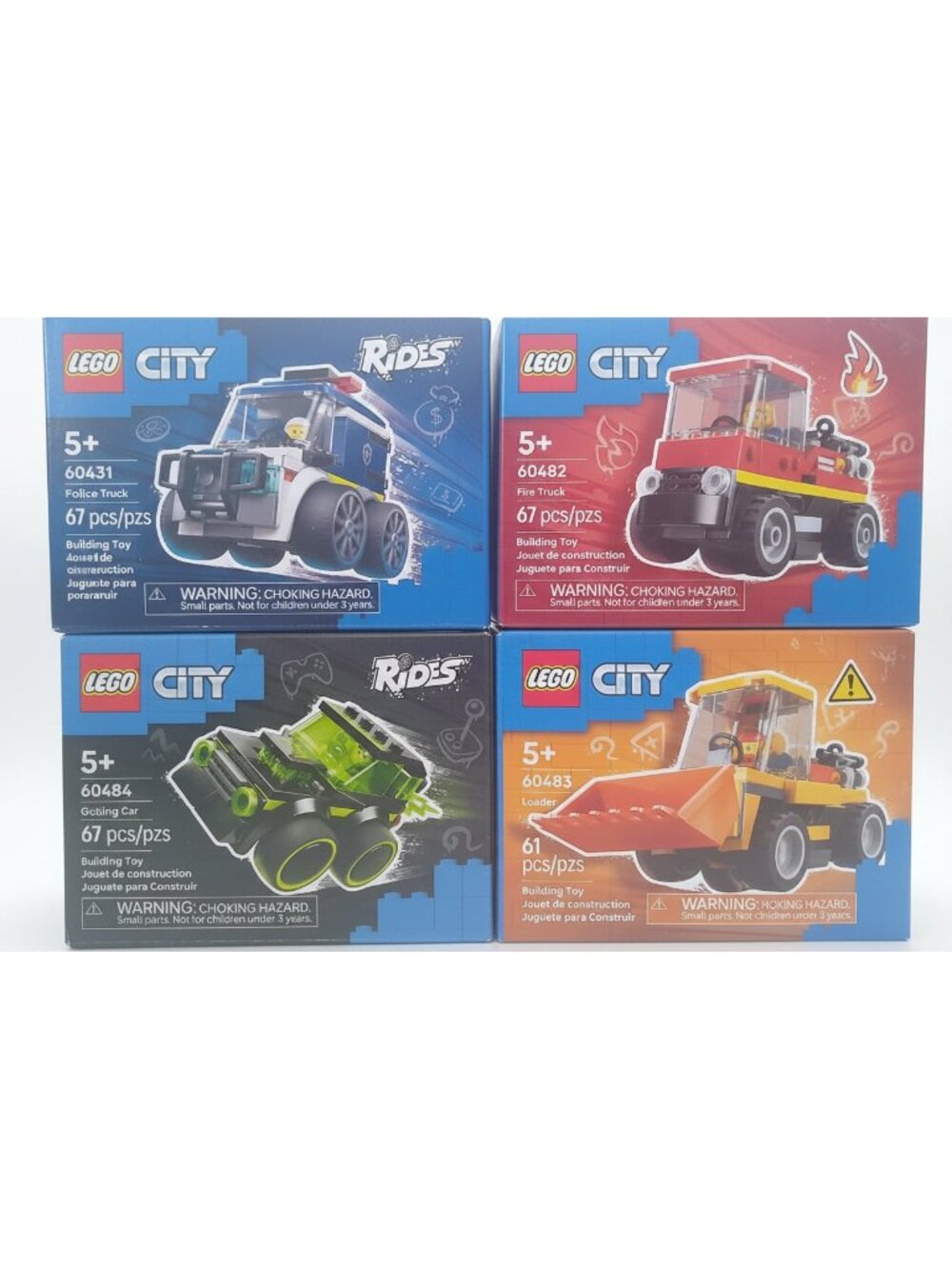 LEGO City Rides - Set of 4 (60481, 60482, 60483, 60484)